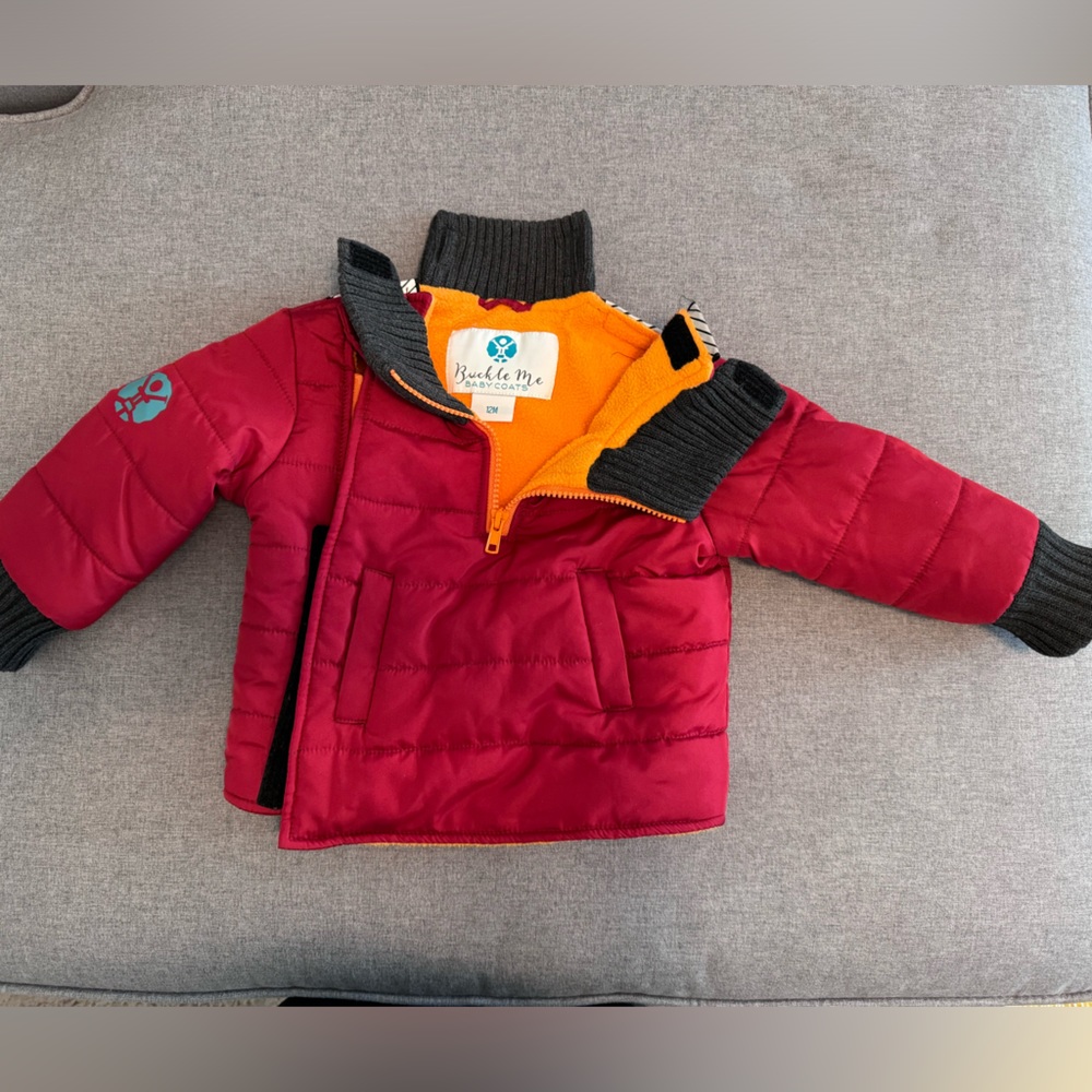 Buckle Me Baby Toastier Car seat Coat—12M *Very Good Used Condition* - Picture 2 of 2
